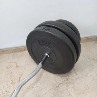 Barra Z con 110kg