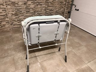Bañera bebé con soporte y cambiador