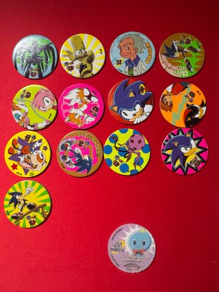 Tazos Sonic Pickers Colección