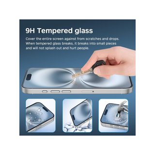 GLASS-M iPhone 16 Protector pantalla vidrio