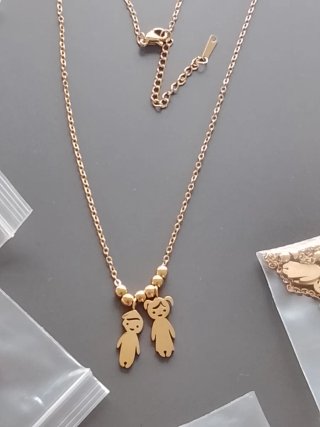 Lote 20cadenas personalizables con dijes infantil
