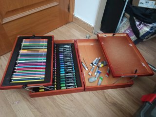 Maletín Crelando para dibujar con materiales