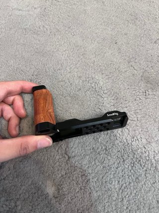 Agarre in legno per fotocamere Sony