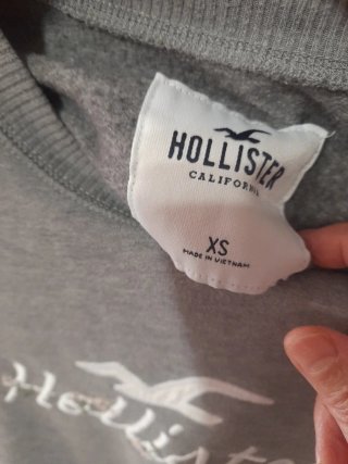 Sudadera Hollister Gris.