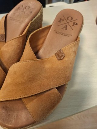 Sandalias POPA Talla 38 Camel
