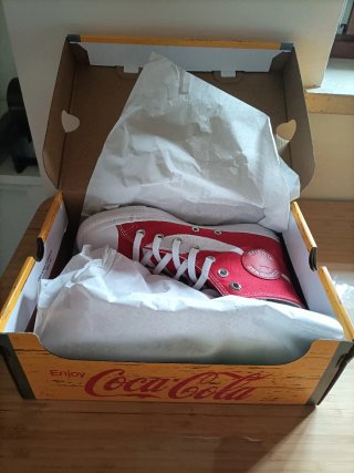 Converse Coca-Cola Rosse Tg.37 Unisex