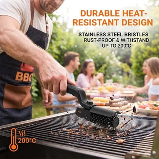 Spazzola Elettrica per Barbecue, Pulitore Barbecue