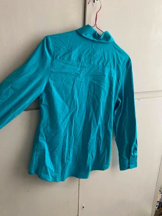 Camisa manga larga azul