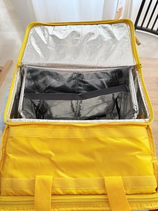 Bolsa repartidor Glovo amarilla