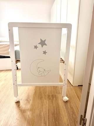 Cuna Indi 3x1 colecho convertible en cama.