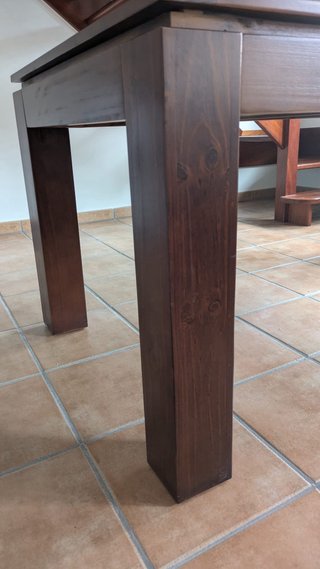 Mesa comedor extensible madera maciza