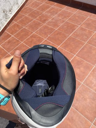 Casco de moto blanco Astone