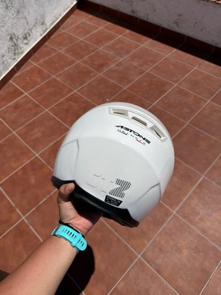 Casco de moto blanco Astone