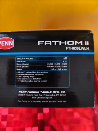 Carrete de pesca Penn Fathom II