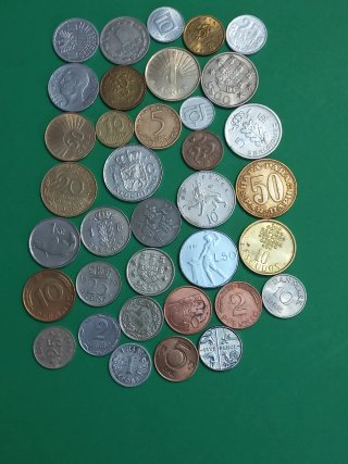 Colección de Monedas Varias Europeas