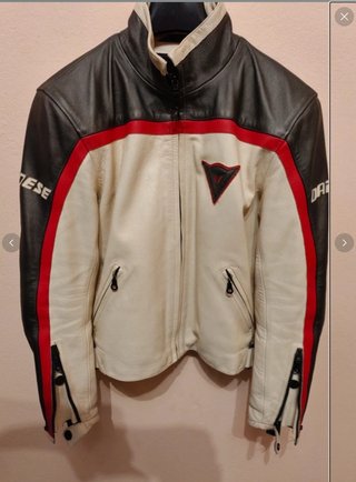 Giubbotto Dainese Donna Beige e Rosso