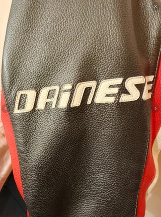 Giubbotto Dainese Donna Beige e Rosso
