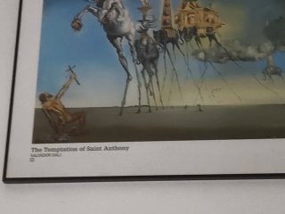 Cuadro La Tentación de San Antonio Dalí