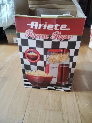 Máquina de palomitas roja