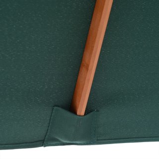 Ombrellone da Giardino 2x1.5 m Inclinabile Verde