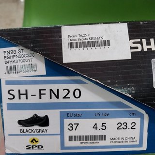 Sapatilha Ciclismo Shimano Tamanho 37