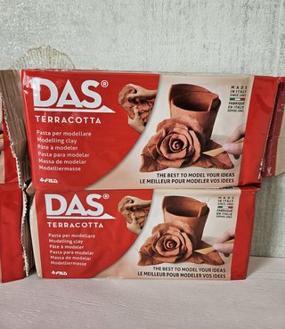 4 panetti DAS Terracotta + accessori