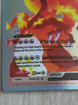 Carta Pokemon Charizard V Edition