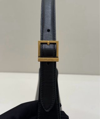 Bolso YSL Negro Piel Dorado