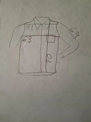 Camisa de vestir blanca hombre