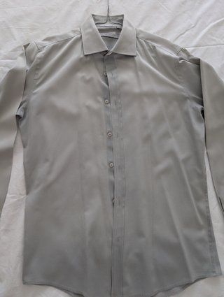 Camicia Clayton Grigia Uomo XL Cotone Elegante