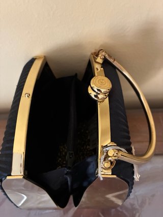 Bolso de fiesta negro y oro