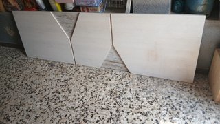 Cabezal Cama Matrimonio Madera Beige