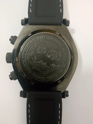 Reloj SUB Chrono Negro todo acero Swiss Made