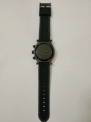 Reloj SUB Chrono Negro todo acero Swiss Made