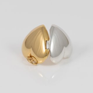 Colgante Tous Corazón Bicolor en Plata 925