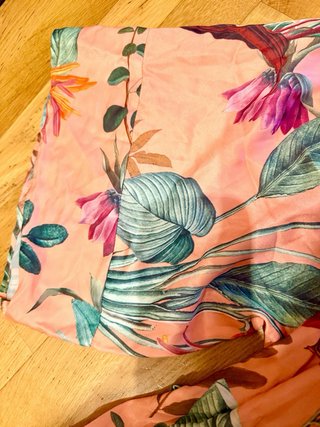 Kimono floral fluido