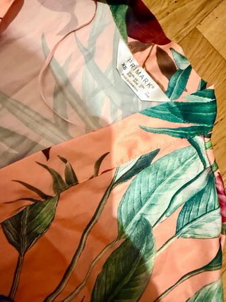 Kimono floral fluido