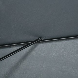 Ombrellone Rettangolare 2x3 m con Manovella Grigio