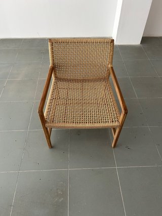 Sedia in legno e vimini - 2 unità €650 per due