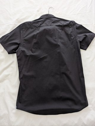 Camicia Uva Spina L maniche corte nera