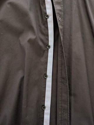 Camicia Uva Spina L maniche corte nera