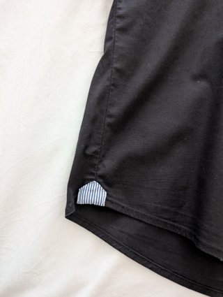 Camicia Uva Spina L maniche corte nera