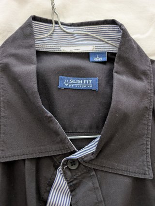 Camicia Uva Spina L maniche corte nera
