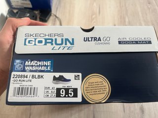 Zapatillas Skechers GOrun Azul y Negro