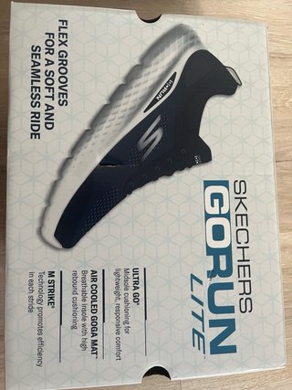 Zapatillas Skechers GOrun Azul y Negro
