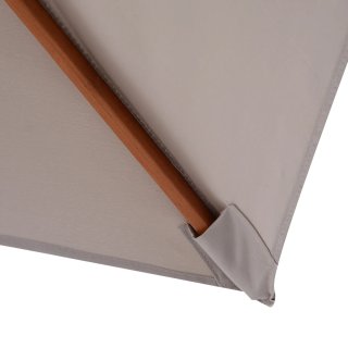 Ombrellone Giardino Inclinabile 2x1.5 m Grigio