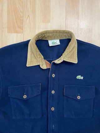Chaqueta Lacoste Vintage Azul y Marrón