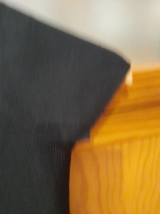 Vestido Bershka negro manga corta talla S.