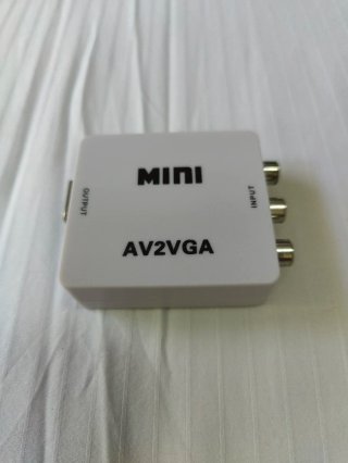 Convertidor AV a VGA MINI Full HD NUEVO