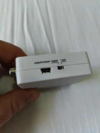 Convertidor AV a VGA MINI Full HD NUEVO